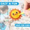 Outer Space Wooden Magnet Painting Craft Kit – 36 PCS DIY Astronaut Art Set for Kids, Creative Painting Supplies for Boys & Girls, Party Favors, Birthday & Summer Gifts (Ages 4–8, 8–12)